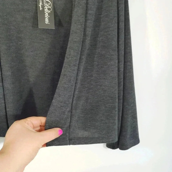 Delirious Cardigan Bolero Jacket Lightweight 3/4 Sleeve Soft Comfy New - Picture 5 of 10